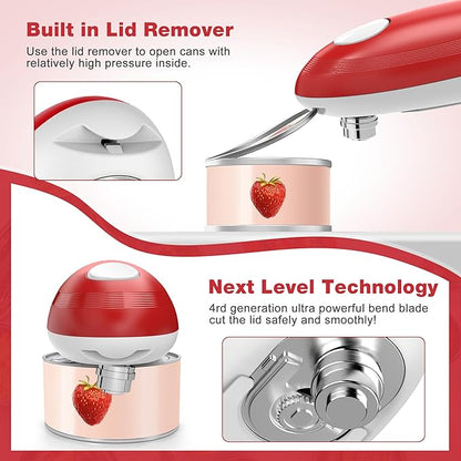 Electric Can Opener, Food Safe Automatic Can Opener
