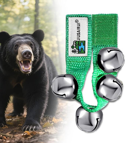 Outdoor Bear Bells for Hiking Safety: Bear Horn to Scare Bears Deterrent Devices for Dogs Biking Fishing Camping Climbing