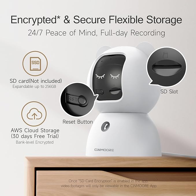 2.5K Indoor Camera 2pack, Non-Subscription AI Person/Pet/Cry Detection