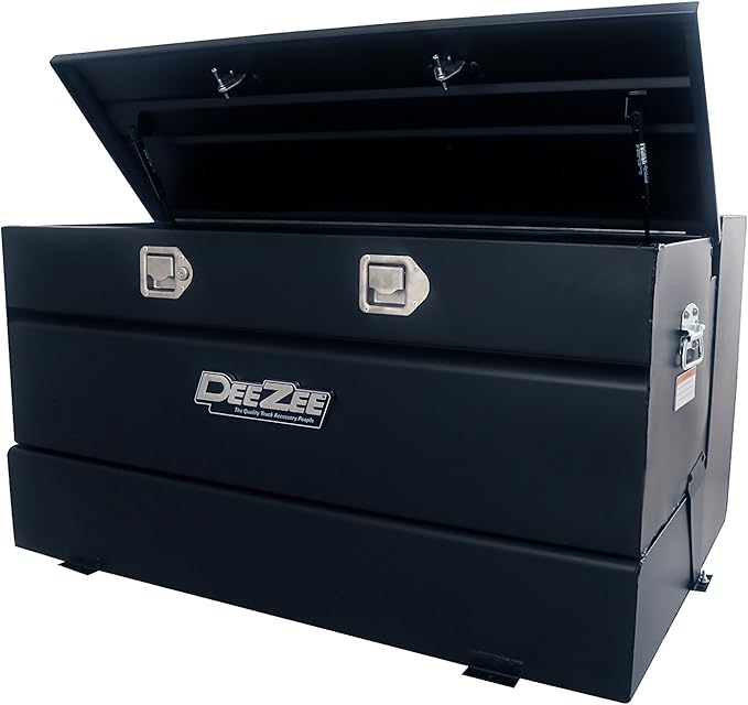 Dee Zee DZ92647SB (92 gallon) Black Steel Combo Transfer Tank & Tool Box