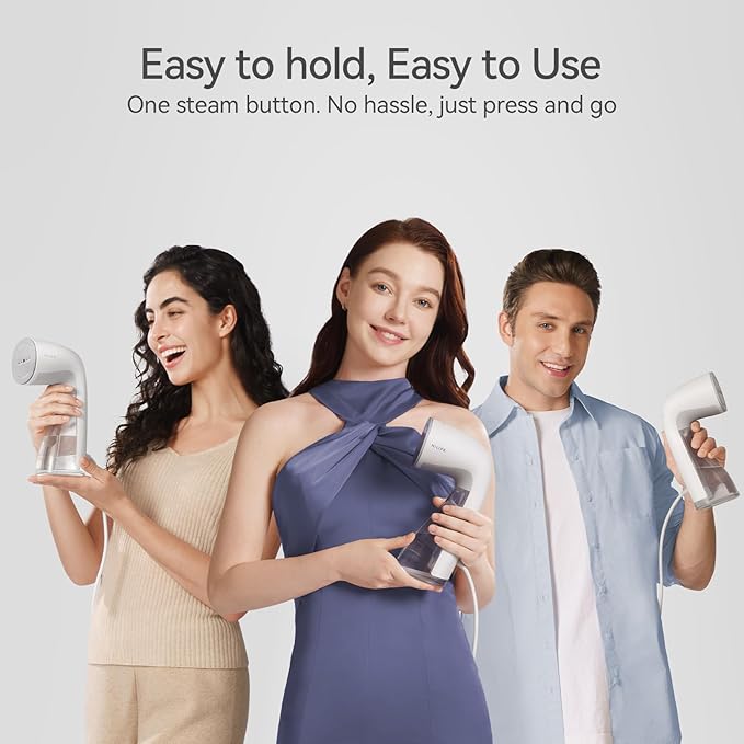 HiLIFE Upgraded Steamer for Clothes, Handheld Portable Design, 1100W Powerful