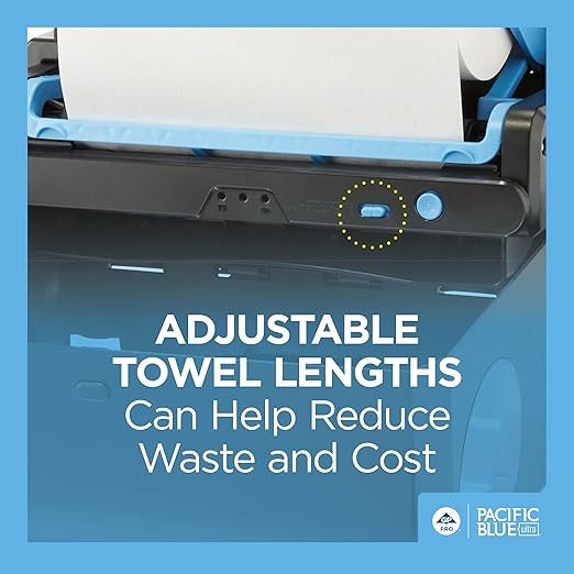 Georgia-Pacific Pacific Blue Ultra 9" Mini Automatic Paper Towel Dispenser by