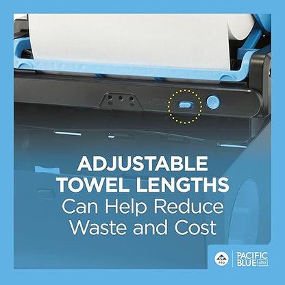 Georgia-Pacific Pacific Blue Ultra 9" Mini Automatic Paper Towel Dispenser by