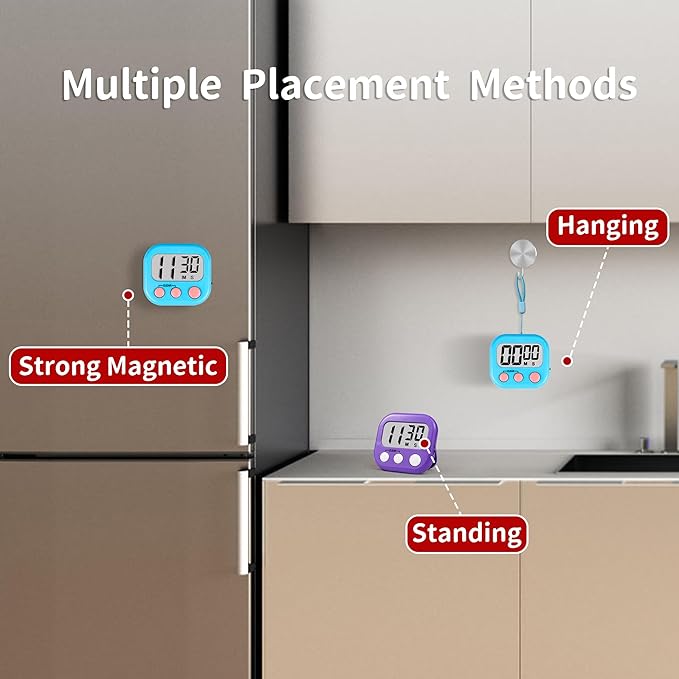 Timer for Kids Teachers Supplies Digital Kitchen Timers for Cooking Large