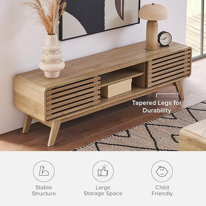 mopio Ensley TV Stand, Mid Century Modern