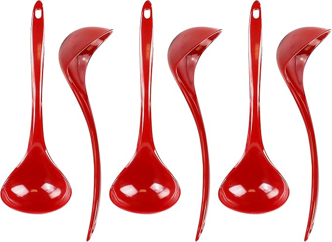 Reston Lloyd Melamine Soup Ladle Kitchen Utensil, Durable BPA-Free Plastic