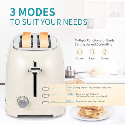 Ultrean Toaster 2 Slice with Extra-Wide Slot