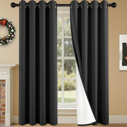 100% Blackout Curtains 95 Inch Length