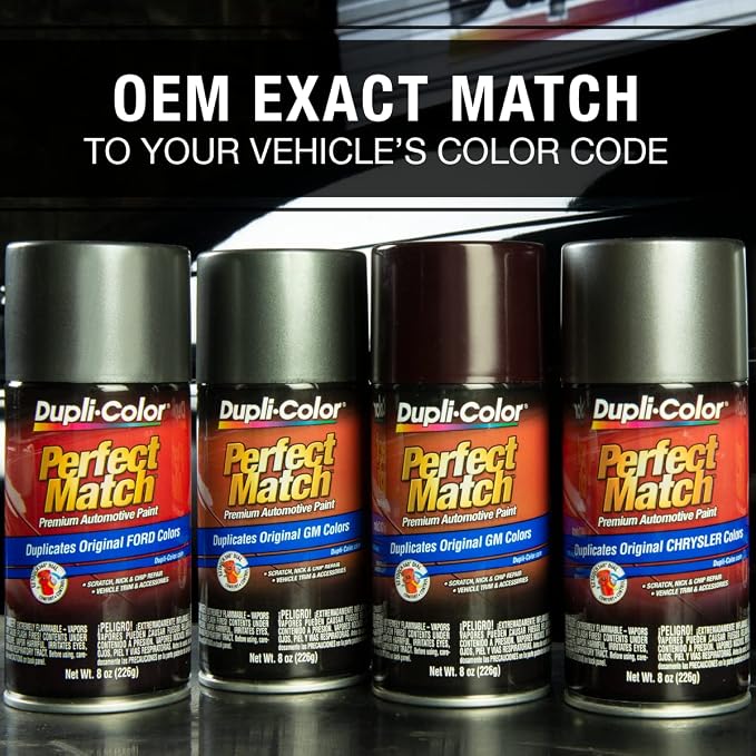 Dupli-Color EBFM03177 Perfect Match Automotive Spray, Ford Electric Currant Red Metallic, EG â€“ 8 oz. Aerosol Can