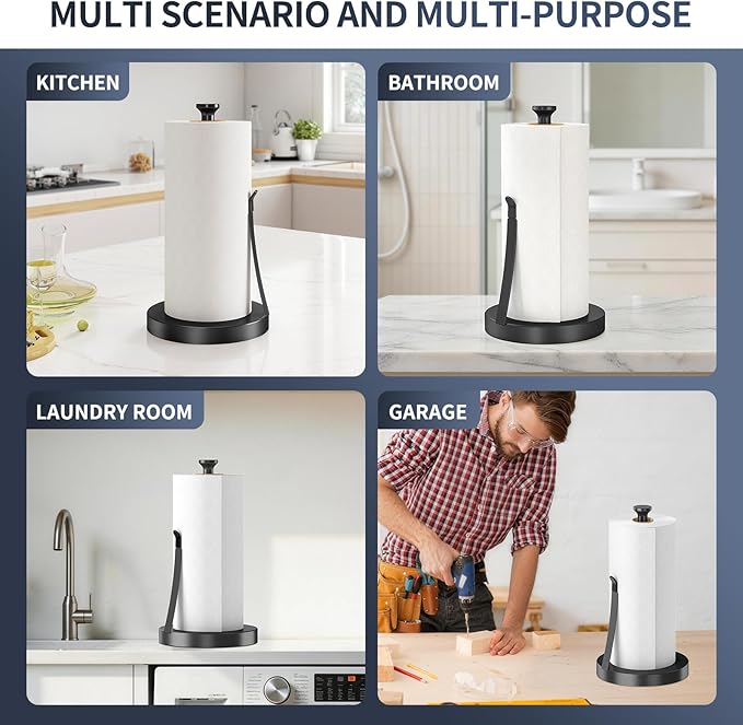 Jesginboo Countertop Paper Towel Holder