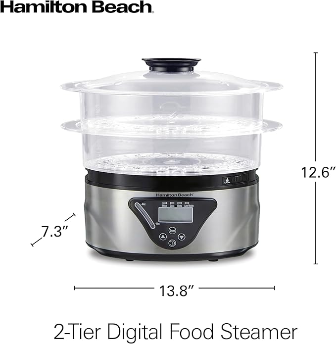 Hamilton Beach Digital Electric Food Steamer & Rice Cooker