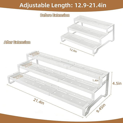 SANKEU Expandable Spice Rack Organizer