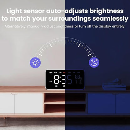 Dekala Bed Shaker Loud Alarm Clock