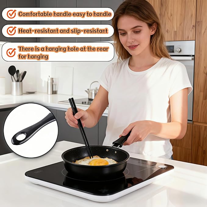 4.7 Inch Mini Frying Pan, Flat Bottom Design