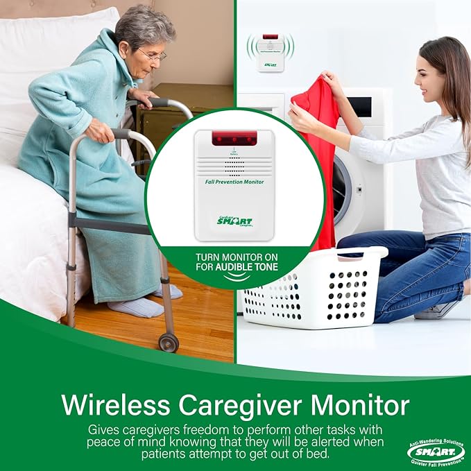 Smart Caregiver Wireless Bed Pad Alarm System