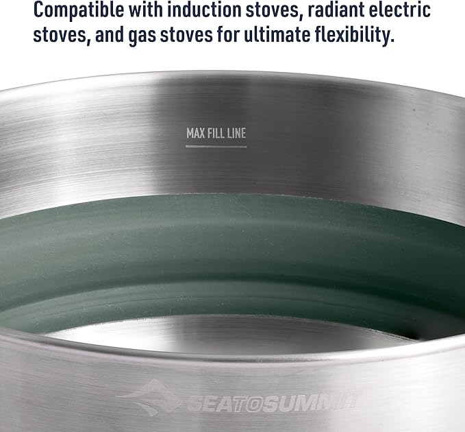 Sea to Summit Detour Stainless Steel Collapsible Pot