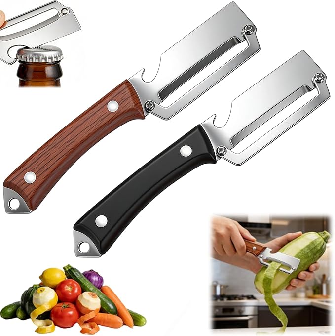 2PCS Premium 2-in-1 Vegetable Peeler