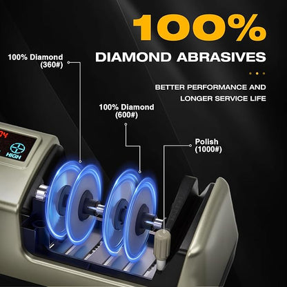 Light Blonde 5 in 1 Electric Knife Sharpener