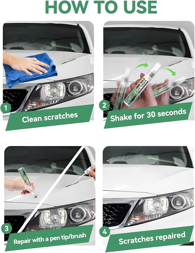 Car Touch Up Paint Hydro Blue/Laser Blue Pearl(PBJ/MBJ) for Jeep, Color Accurate Car Scratch Repair Remover Pen Fix Auto Paint Chips and Nicks