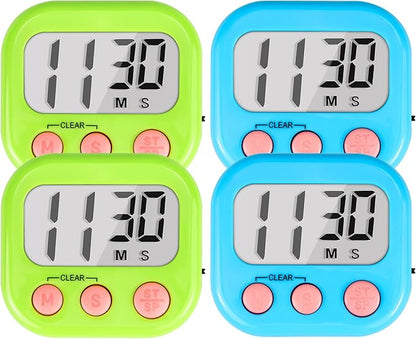 Timer for Kids Teachers Digital Kitchen Timers for Cooking Large Magnetic