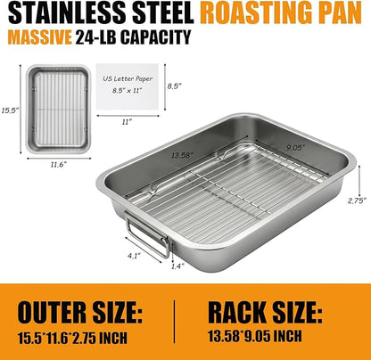 Stainless Steel Roasting Pan