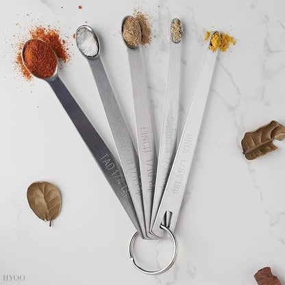 5 Pcs Mini Measuring Spoons Set