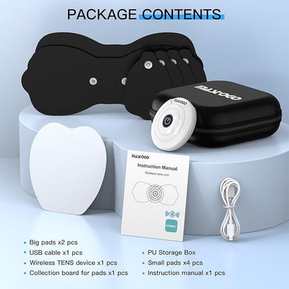 Wireless TENS & EMS Unit Back Pain Relief Massager