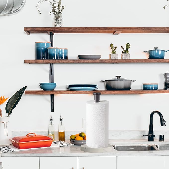 Paper Towel Holder Countertop, Standing Paper Towel Roll Holder