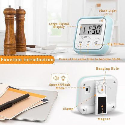 Timer, Kitchen Timers for Cooking Classroom Timer for Kids Teachers Digital