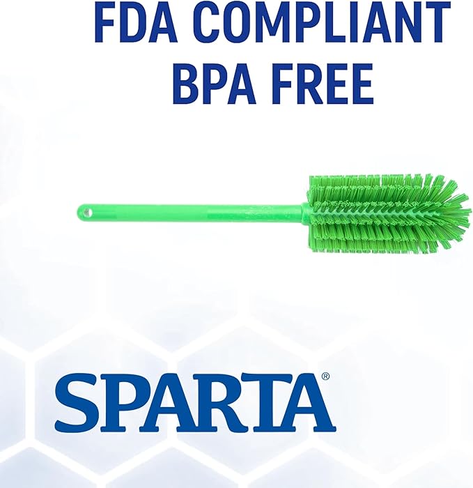SPARTA Scrub Brush Bottle Brush, Dishwasher Safe Brush