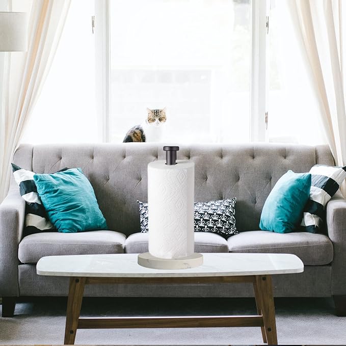 Paper Towel Holder Countertop, Standing Paper Towel Roll Holder