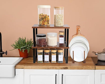 Marsui 4 Pcs Kitchen Organizer Accessories Set Cabinet Organizer Shelf and