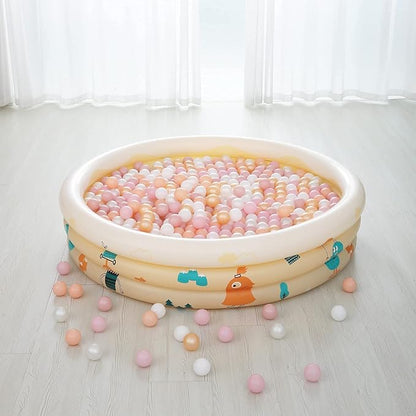 Realhaha Ball Pit Balls 50 100 200 500 Play Balls Plastic Balls for Baby Girls Toddlers Kids Play Tent Pool Playhouse Playpen Party Decoration