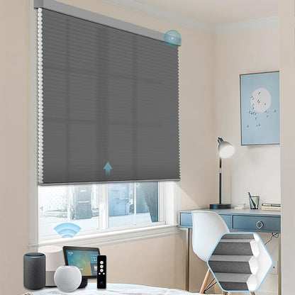 SmartWings Motorized Cellular Shades, Honeycomb Blinds Compatible