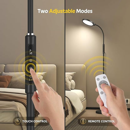 Morfone Light Therapy Lamp, 11000 Lux UV-Free Floor Sun Light Lamp
