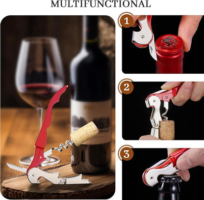 HYZ 2-Pack Wine Opener Waiter Corkscrew, Professional Wine Key