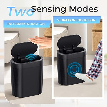 jinligogo 5 Gallon Bathroom Trash Can