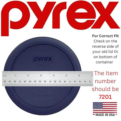 Pyrex 7201-PC 4 Cup Blue Food Storage Replacement Lid