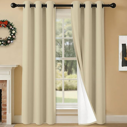 100% Blackout Curtains 84 Inch Length