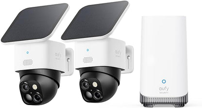 eufy Security SoloCam S340 2-Cam Kit, Solar Security Camera, Wireless Outdoor