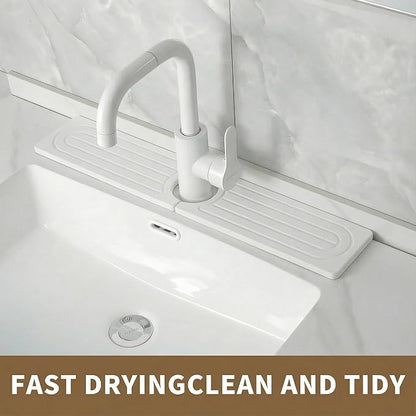 Faucet Mat for Kitchen Sink -Diatomite Stone Drying Mat for Kitchen Counter &