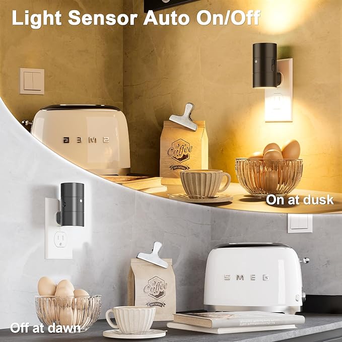 NIORSUN Night Lights Plug into Wall, Dimmable