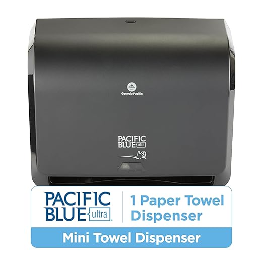Georgia-Pacific Pacific Blue Ultra 9" Mini Automatic Paper Towel Dispenser by