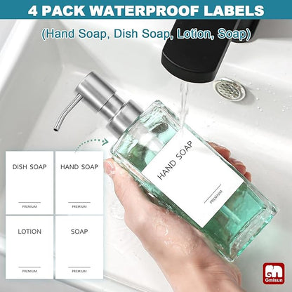 GMISUN Glass Soap Dispenser