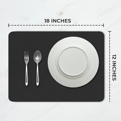 Dish Drying Mat Super Absorbent – 12" x 18" Coffee Mat