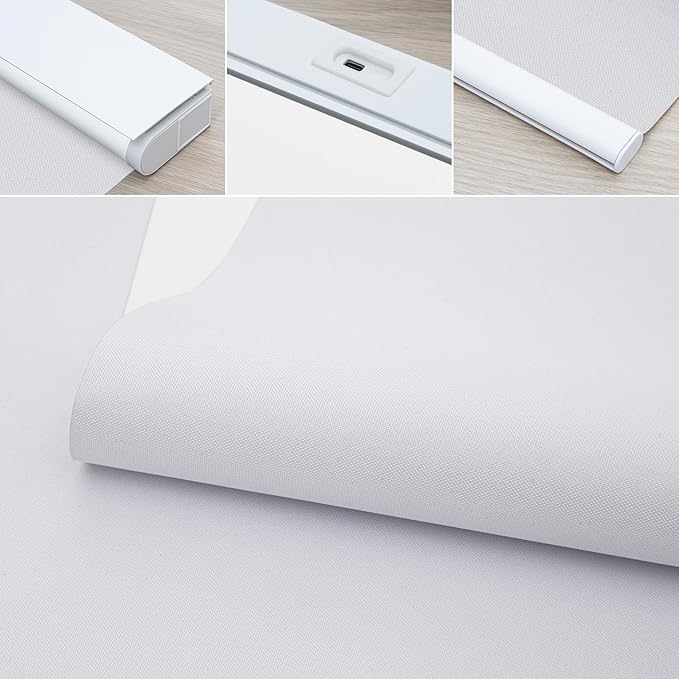 DENFOON Motorized Blinds with Remote Control, Custom Blackout Smart Blinds