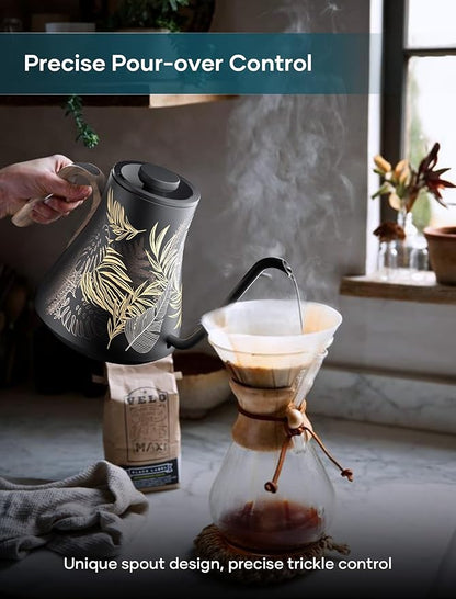 Electric Kettle, Gooseneck Electric Kettle, ±1℉ Precise Temperature Control