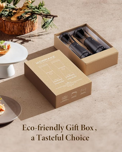 Electric Salt and Pepper Grinder Set