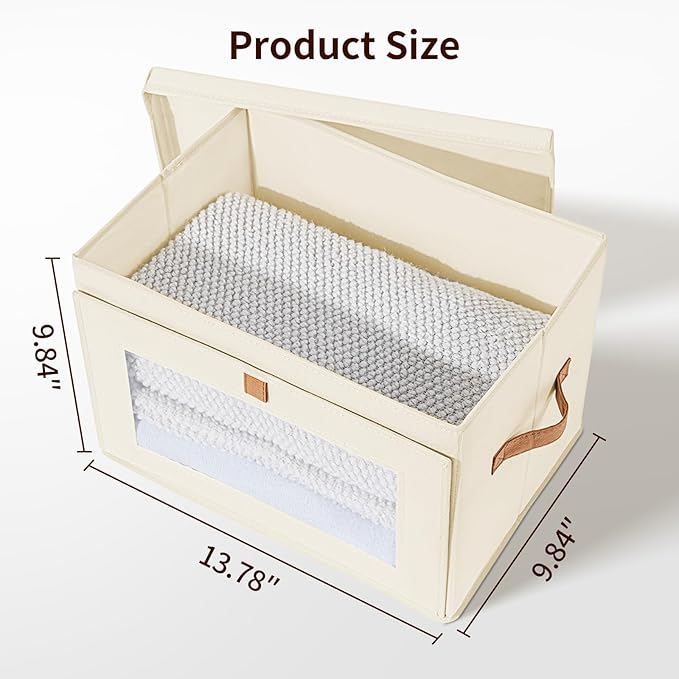 DIMJ Storage Bins with Lids