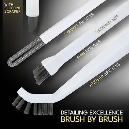 Small Cleaning Brush Set 3pcs—Crevice Brushes